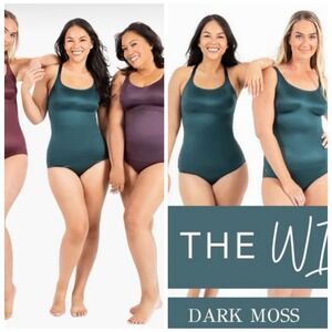 NWT Ruby Ribbon Simply Smooth Pocket Cami Tank‎ Dark Moss Size 50